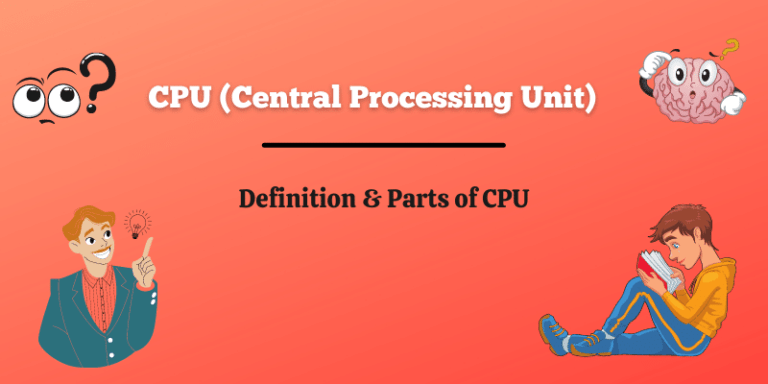 What is CPU of a Computer? Definition & Parts of CPU