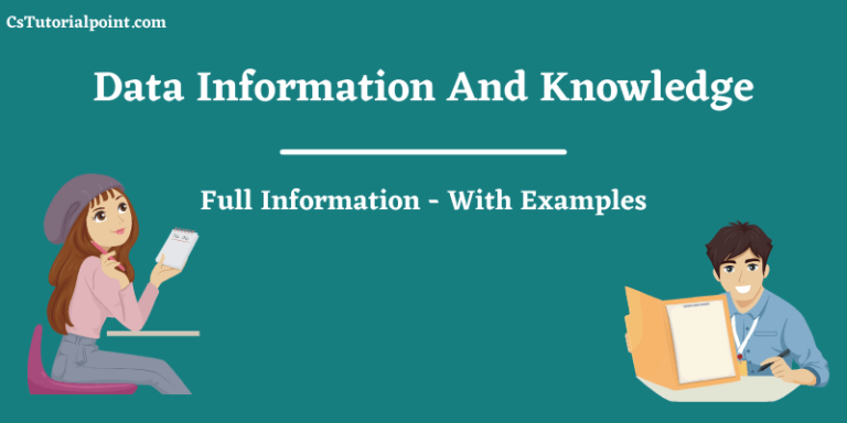 What is Data, Information And Knowledge? What do You Think ?