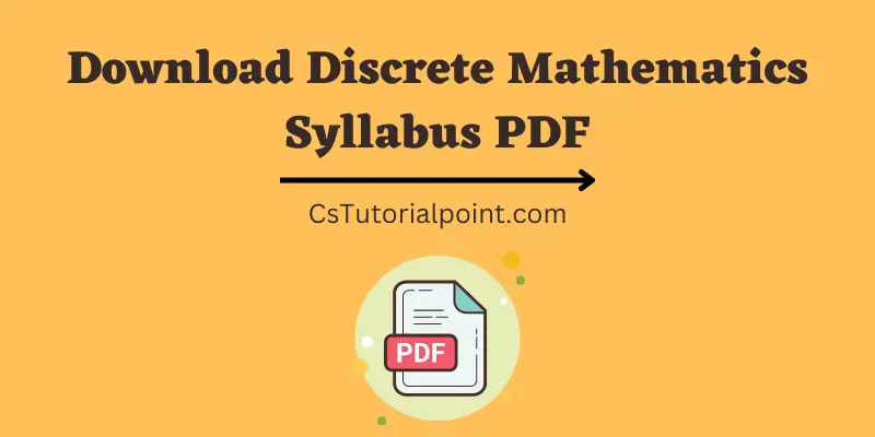 Discrete Mathematics Syllabus PDF