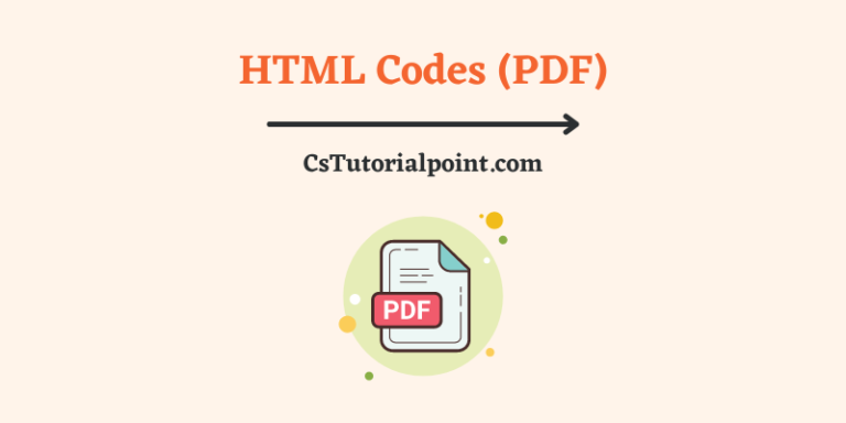 HTML Codes (Download HTML Codes PDF)