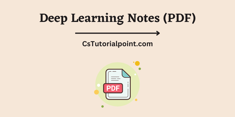 Deep Learning Notes 