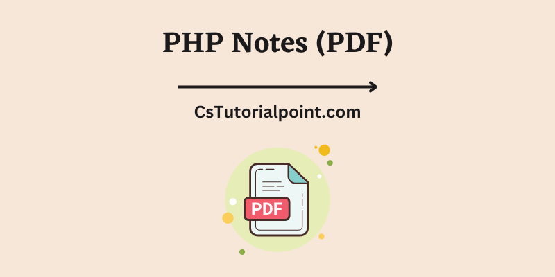 PHP Notes